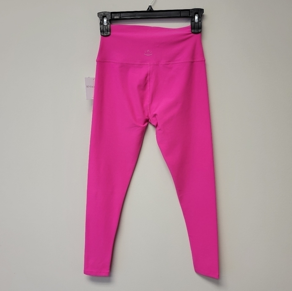 Beyond Yoga Spacedye Caught In The Midi High Waisted Legging Pink Glow L - Picture 3 of 9